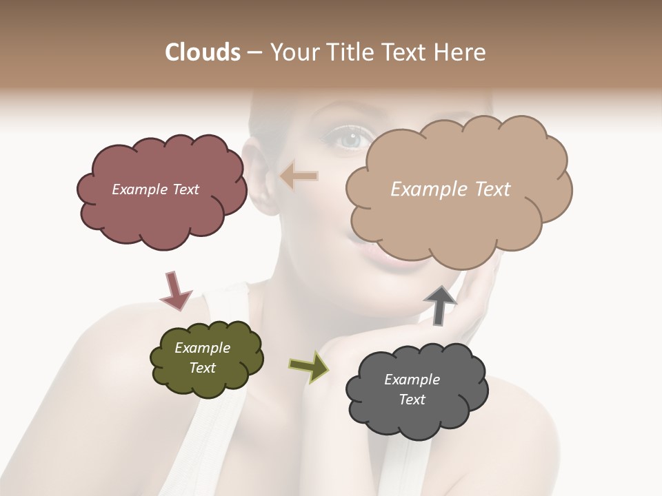 Face Make Up Person PowerPoint Template