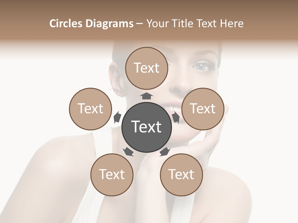 Face Make Up Person PowerPoint Template