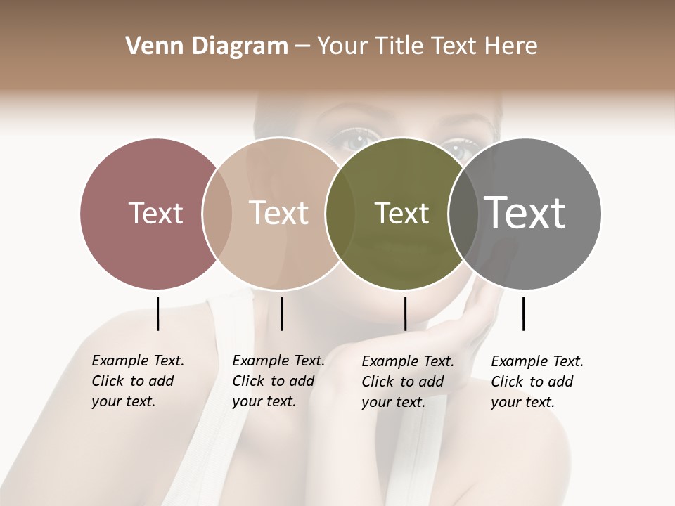 Face Make Up Person PowerPoint Template