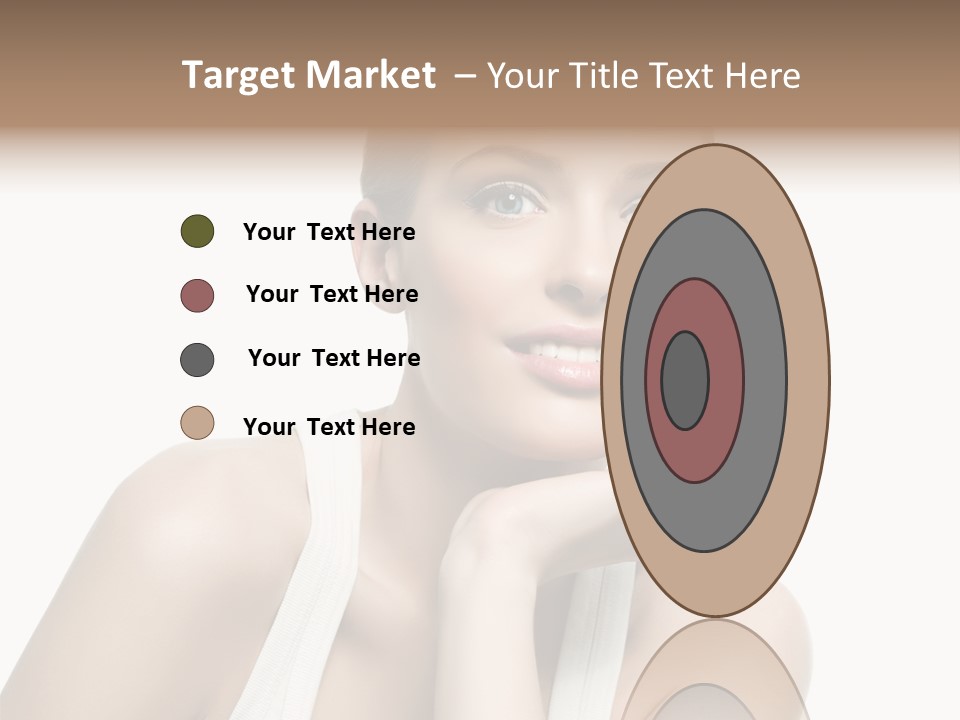 Face Make Up Person PowerPoint Template