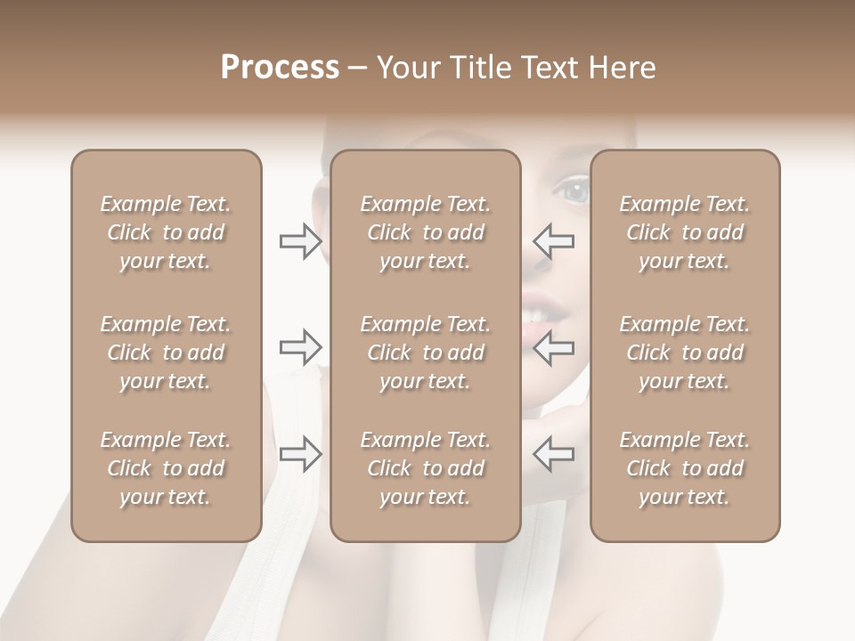 Face Make Up Person PowerPoint Template