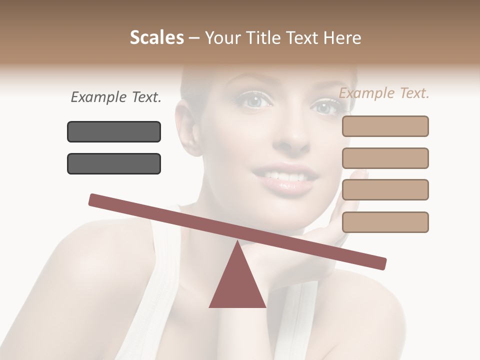 Face Make Up Person PowerPoint Template