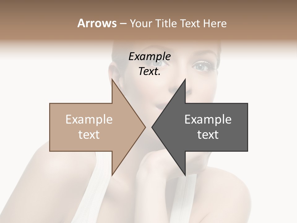 Face Make Up Person PowerPoint Template