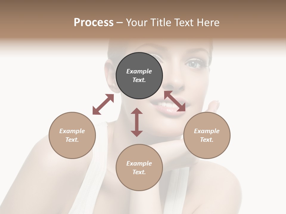 Face Make Up Person PowerPoint Template