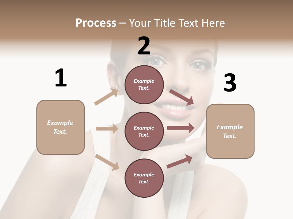 Face Make Up Person PowerPoint Template