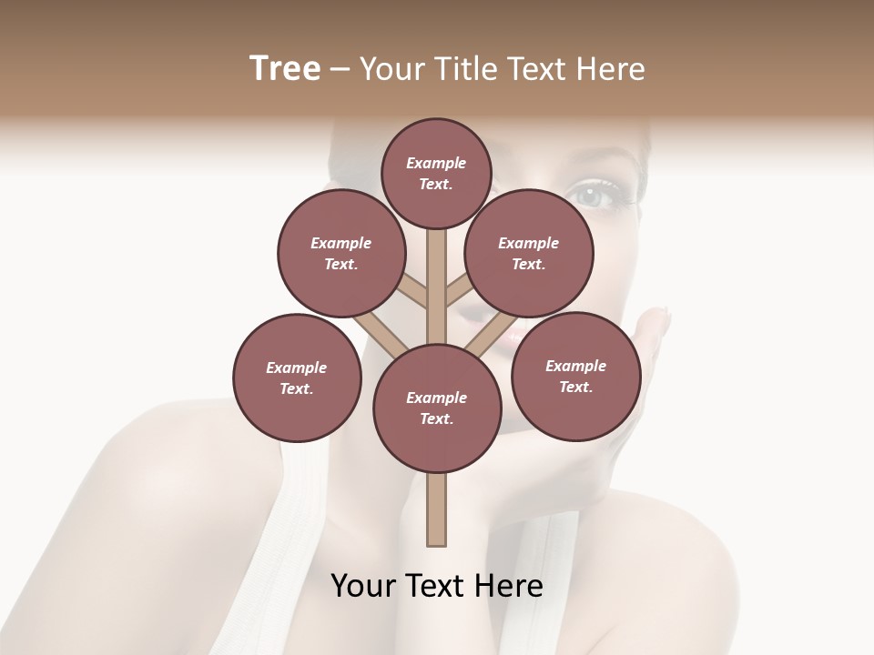 Face Make Up Person PowerPoint Template