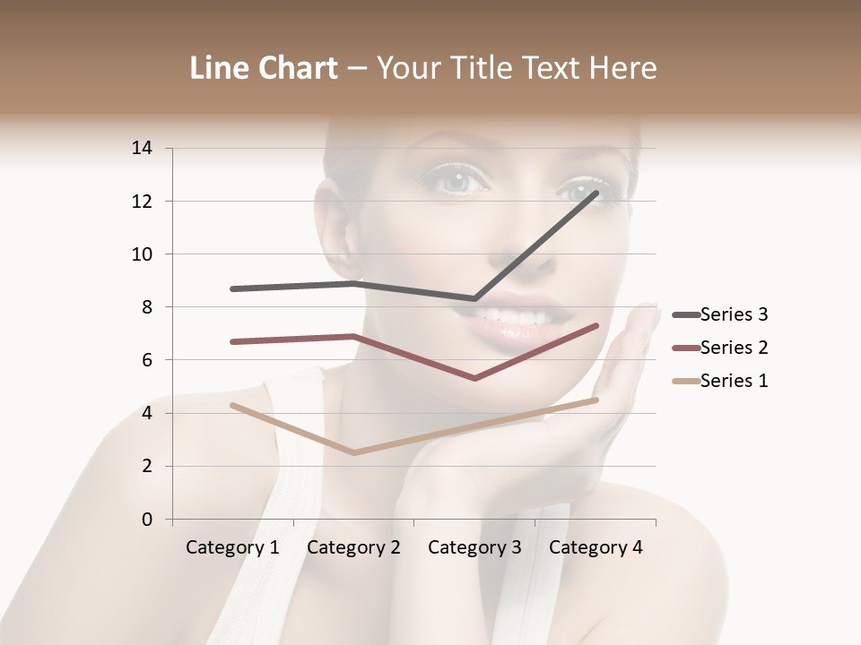 Face Make Up Person PowerPoint Template