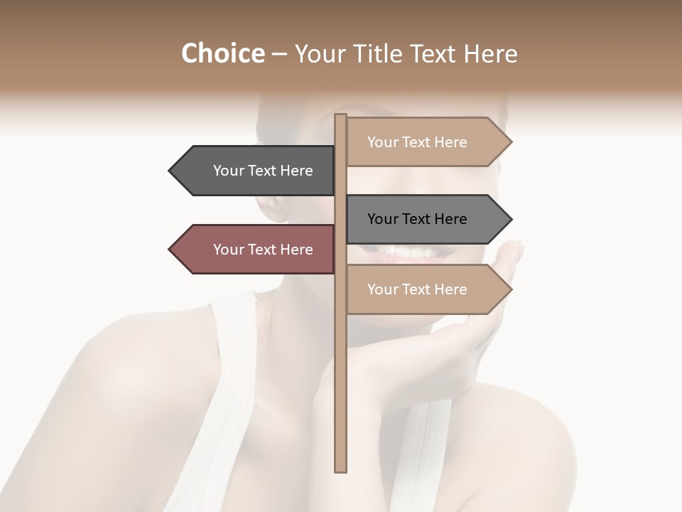 Face Make Up Person PowerPoint Template