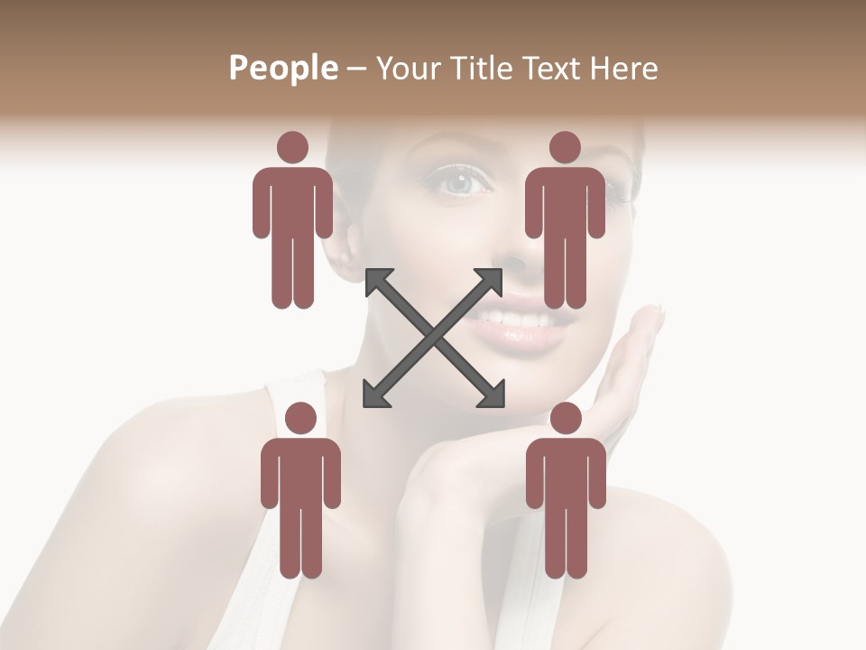 Face Make Up Person PowerPoint Template