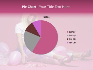 Woman Pearls Person PowerPoint Template