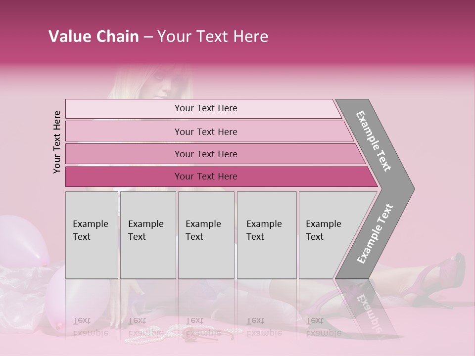 Woman Pearls Person PowerPoint Template