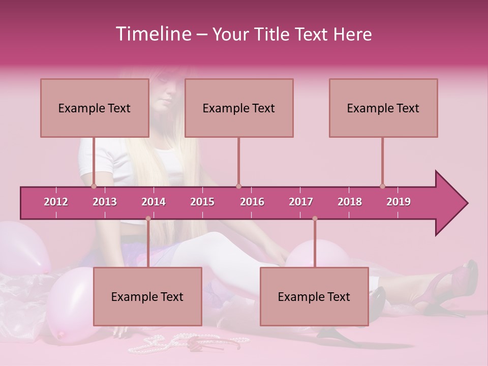 Woman Pearls Person PowerPoint Template