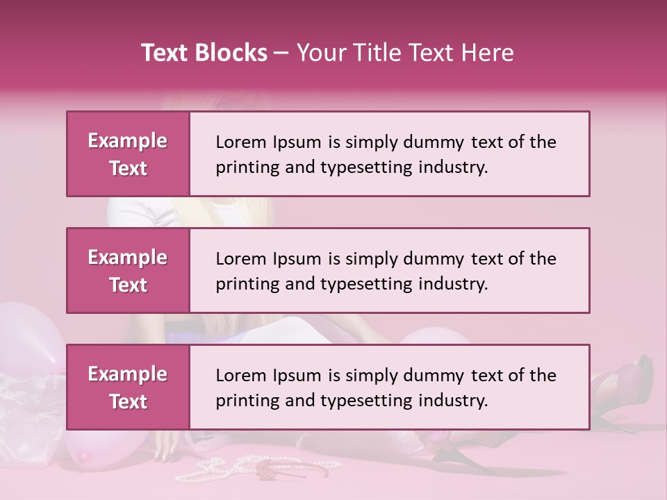 Woman Pearls Person PowerPoint Template