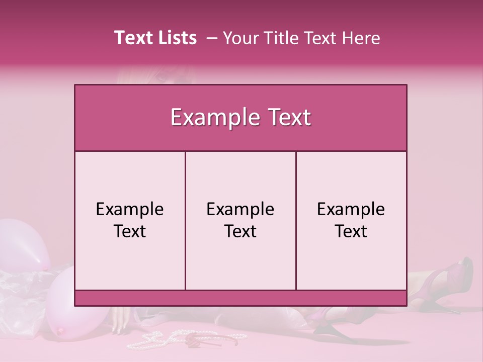Woman Pearls Person PowerPoint Template