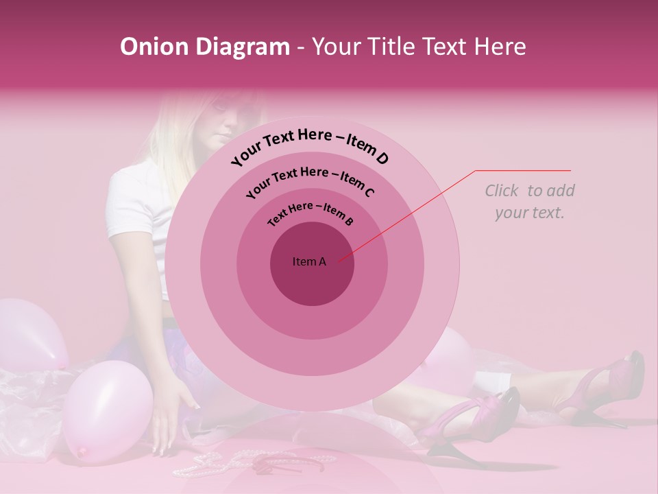 Woman Pearls Person PowerPoint Template