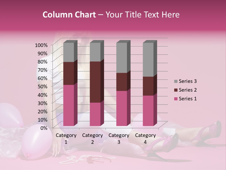 Woman Pearls Person PowerPoint Template