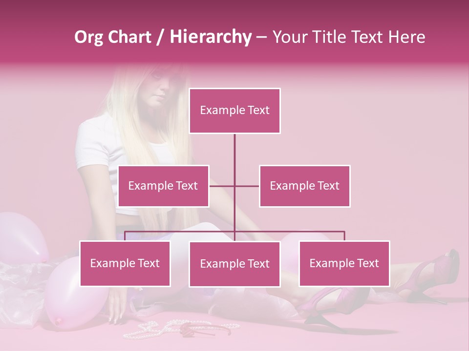 Woman Pearls Person PowerPoint Template