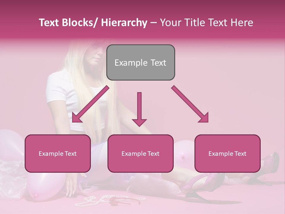 Woman Pearls Person PowerPoint Template