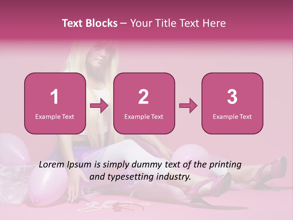 Woman Pearls Person PowerPoint Template