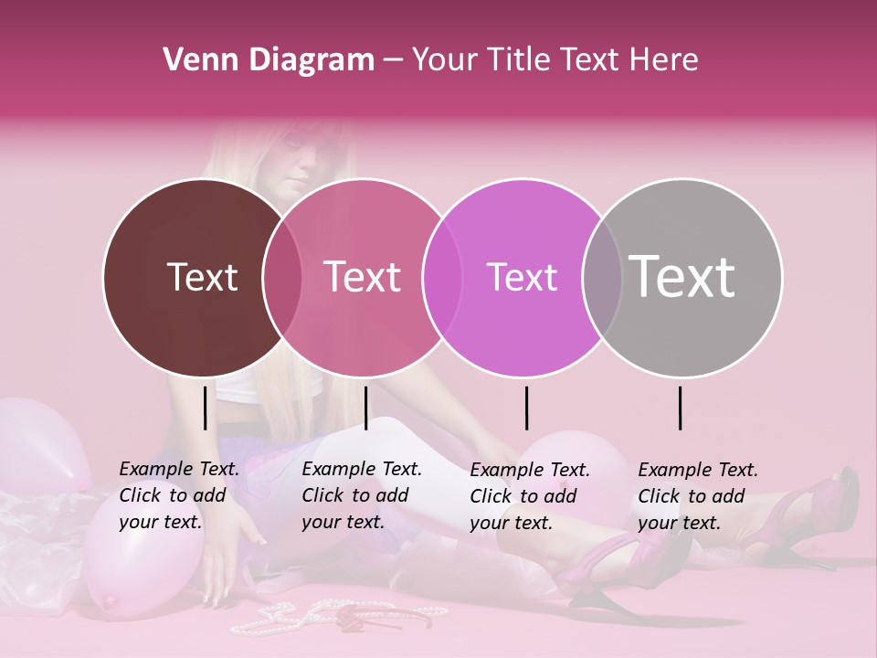 Woman Pearls Person PowerPoint Template