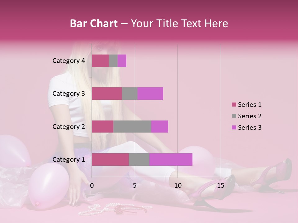 Woman Pearls Person PowerPoint Template