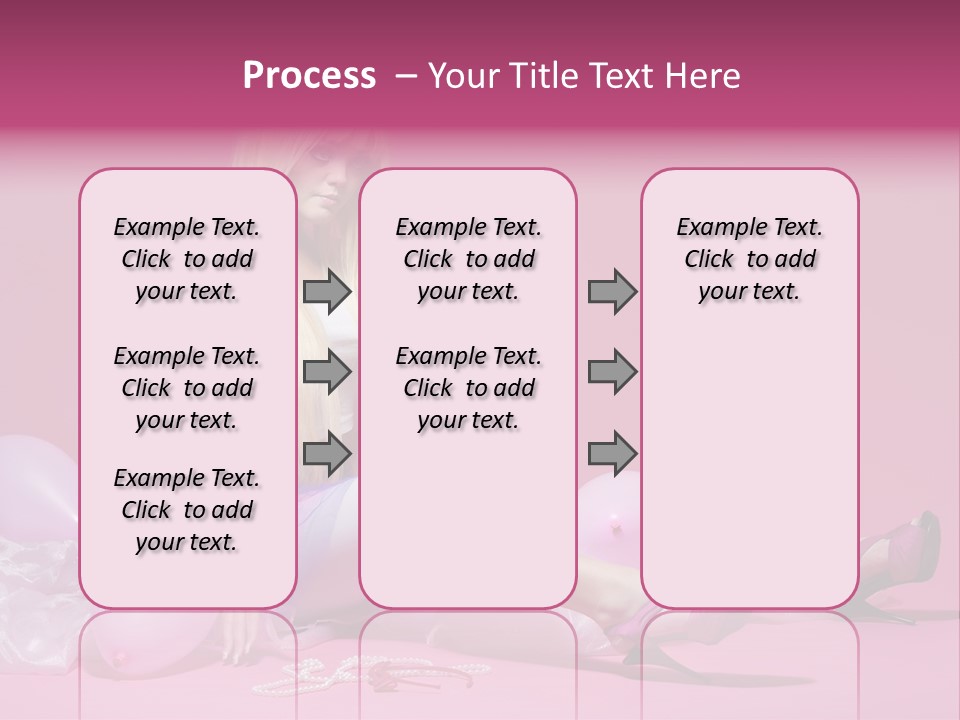 Woman Pearls Person PowerPoint Template