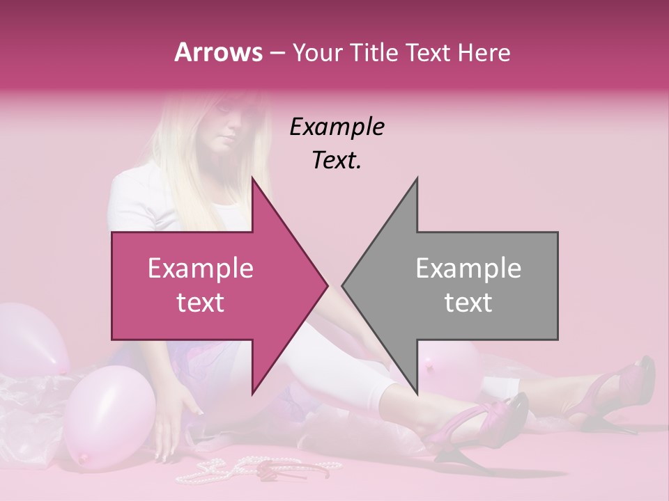 Woman Pearls Person PowerPoint Template