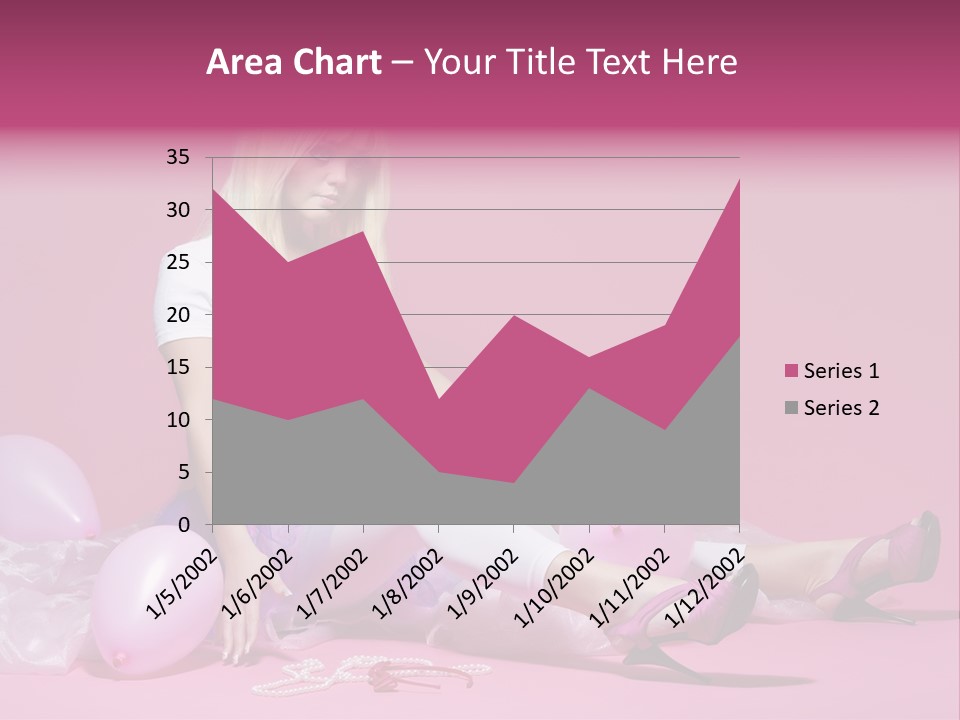 Woman Pearls Person PowerPoint Template