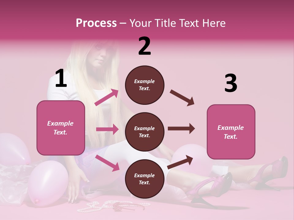 Woman Pearls Person PowerPoint Template