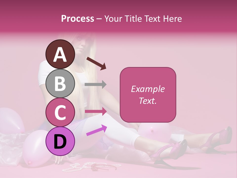 Woman Pearls Person PowerPoint Template