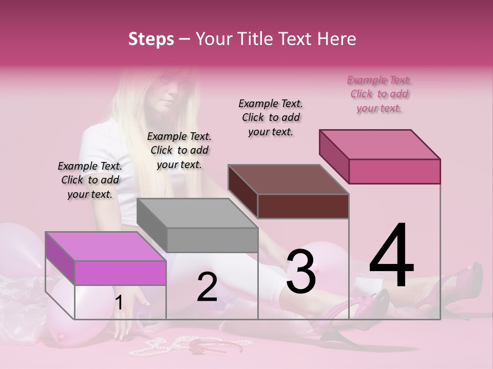 Woman Pearls Person PowerPoint Template