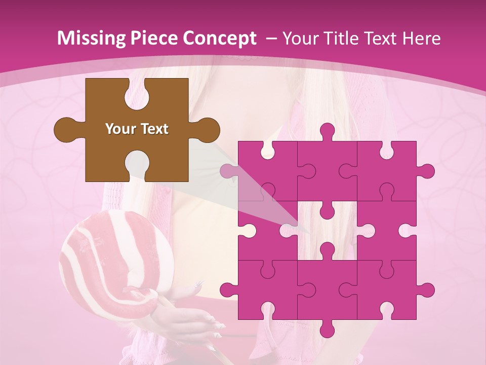 Vintage Beauty Lolipop PowerPoint Template