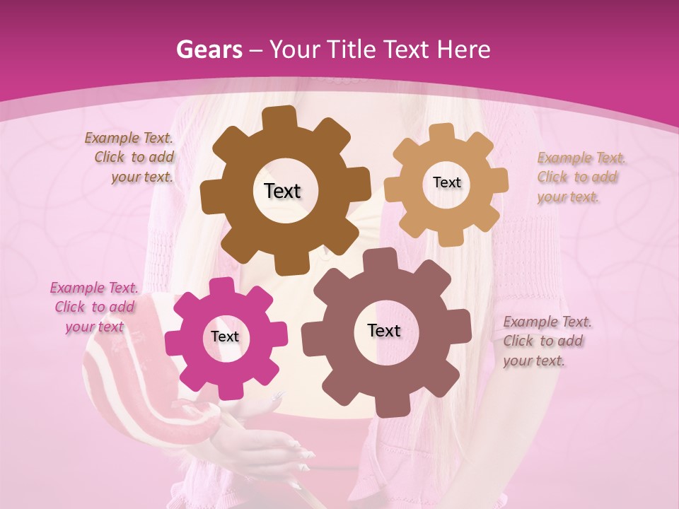 Vintage Beauty Lolipop PowerPoint Template