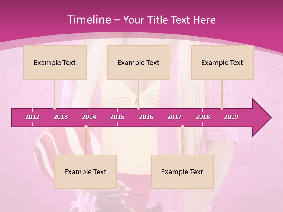 Vintage Beauty Lolipop PowerPoint Template