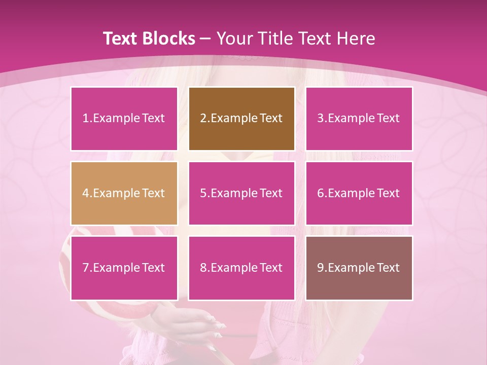 Vintage Beauty Lolipop PowerPoint Template