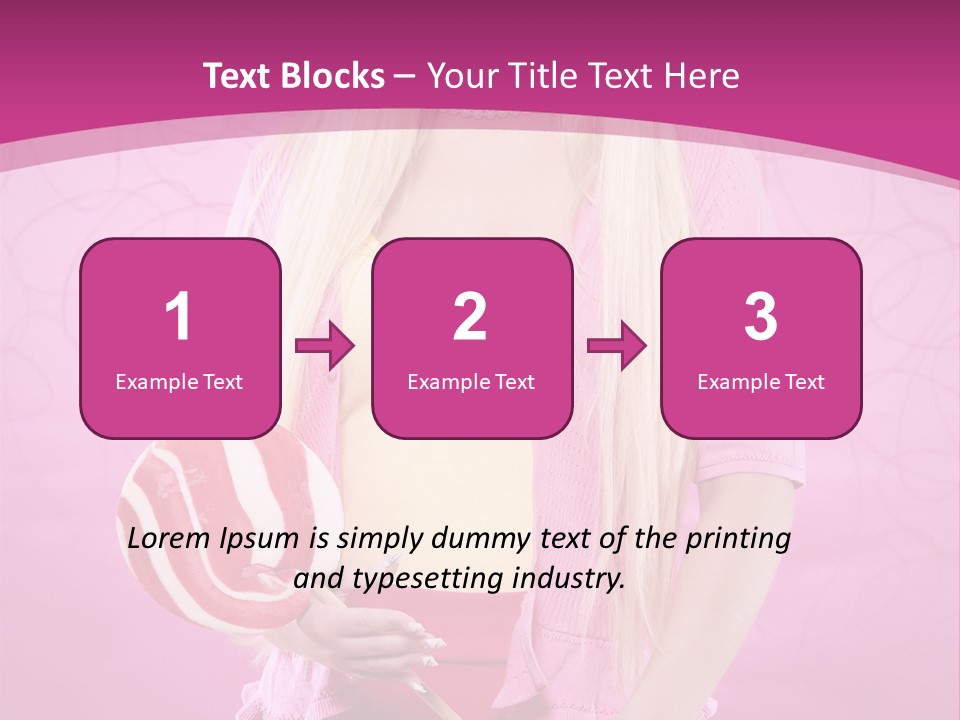 Vintage Beauty Lolipop PowerPoint Template