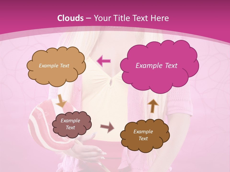 Vintage Beauty Lolipop PowerPoint Template