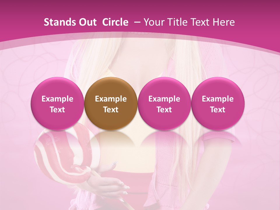 Vintage Beauty Lolipop PowerPoint Template