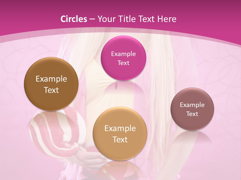 Vintage Beauty Lolipop PowerPoint Template