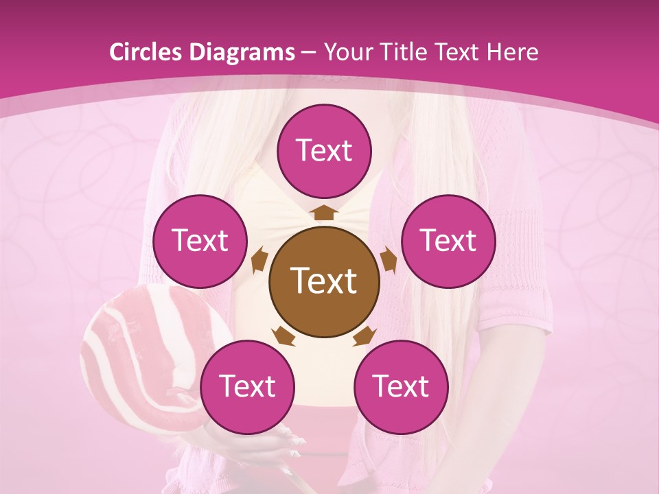 Vintage Beauty Lolipop PowerPoint Template