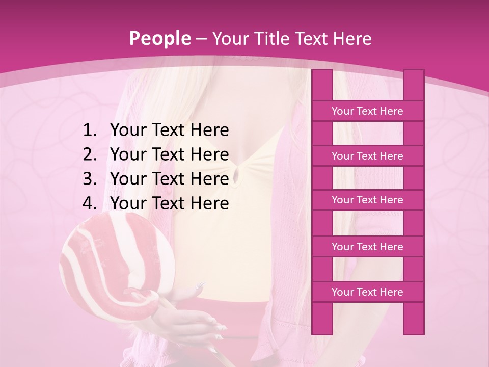 Vintage Beauty Lolipop PowerPoint Template