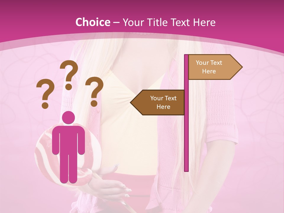 Vintage Beauty Lolipop PowerPoint Template