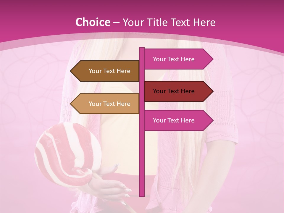 Vintage Beauty Lolipop PowerPoint Template