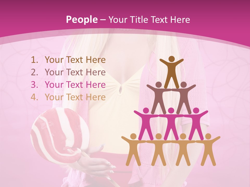 Vintage Beauty Lolipop PowerPoint Template
