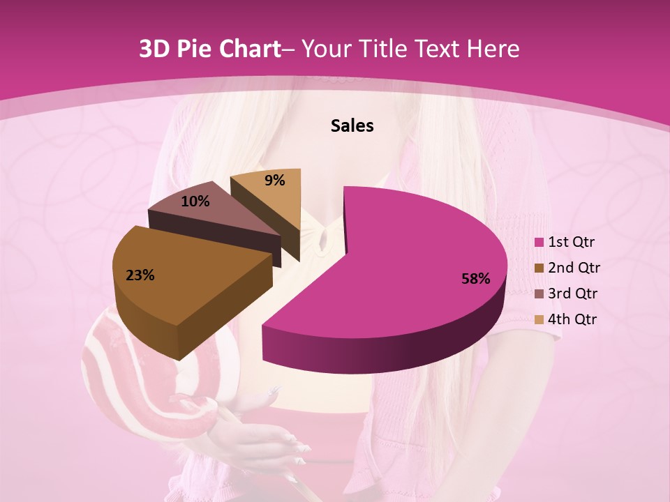 Vintage Beauty Lolipop PowerPoint Template