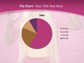 Pretty Blonde Girl PowerPoint Template