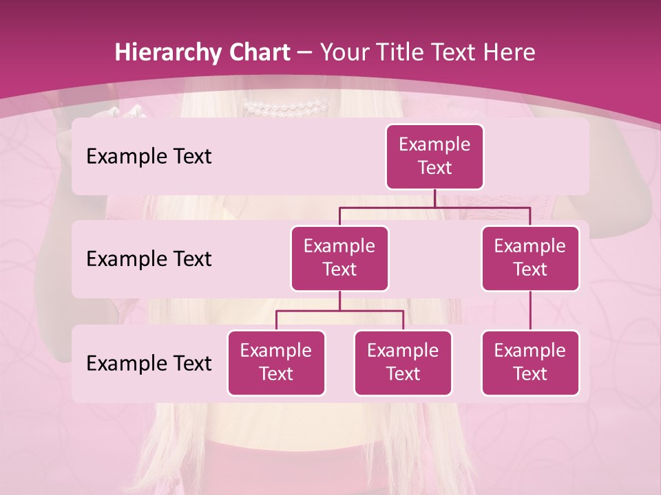 Pretty Blonde Girl PowerPoint Template