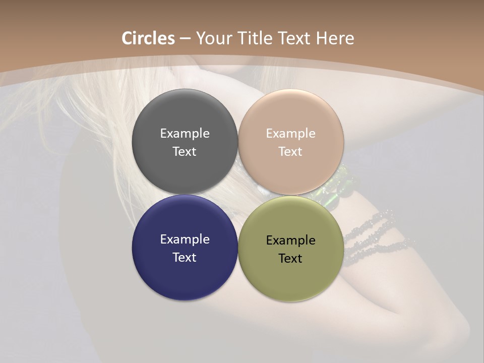 Woman Girl Beautiful PowerPoint Template