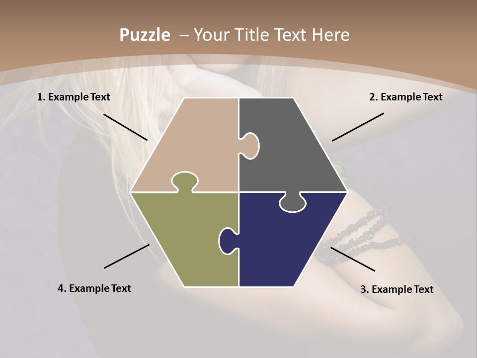 Woman Girl Beautiful PowerPoint Template