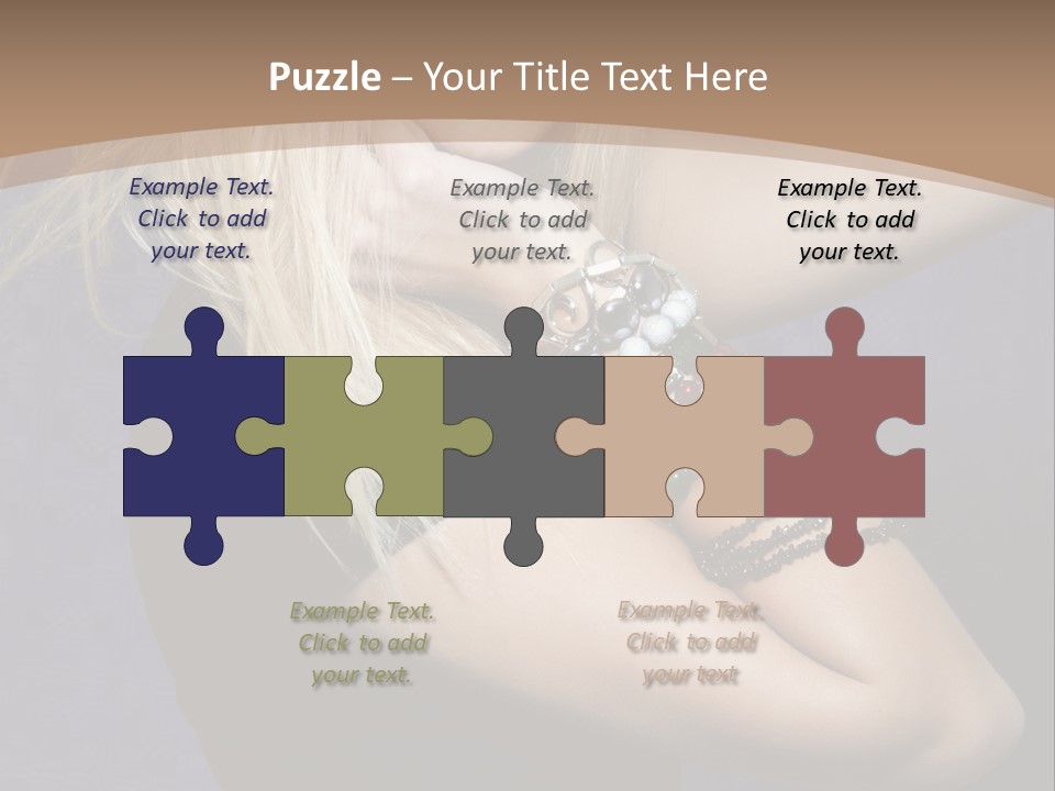 Woman Girl Beautiful PowerPoint Template